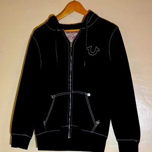 Black True Religion hoodie (Black) Color way